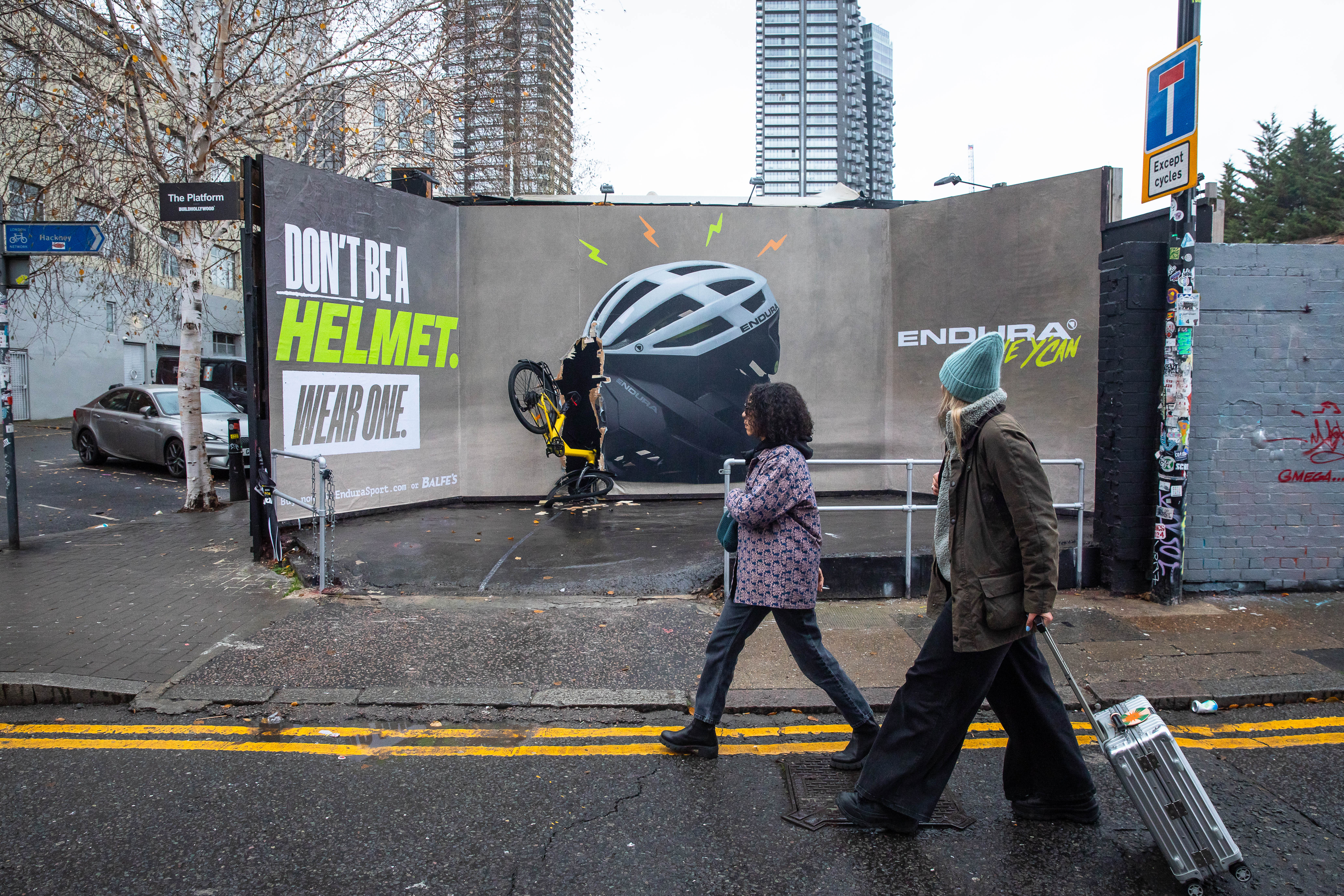 Endura — Don’t be a helmet, wear one!